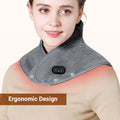 Coussin chauffant électrique pour le cou et les épaules avec vibration