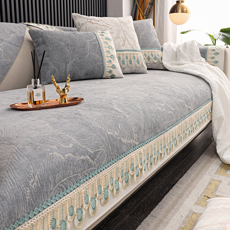 SoftCushion | Transformez votre canapé en lieu de détente ultime grâce au tissu chenille ultra-doux
