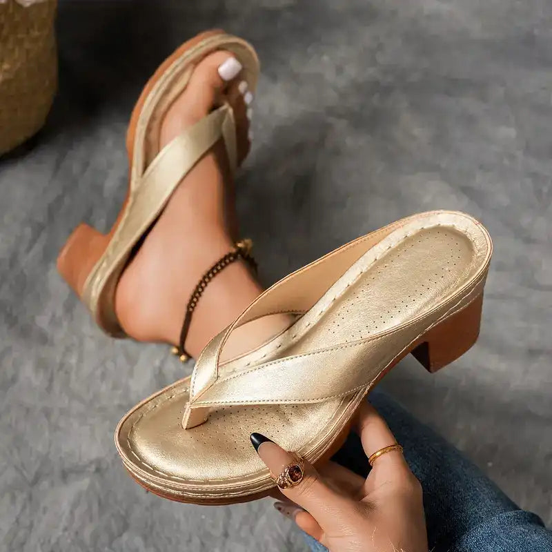 Sophia - Sandales orthopédiques confortables et élégantes à talons hauts