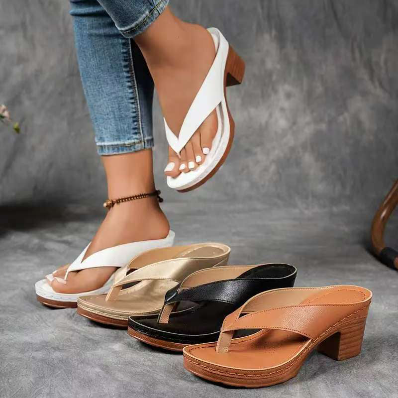Sophia - Sandales orthopédiques confortables et élégantes à talons hauts