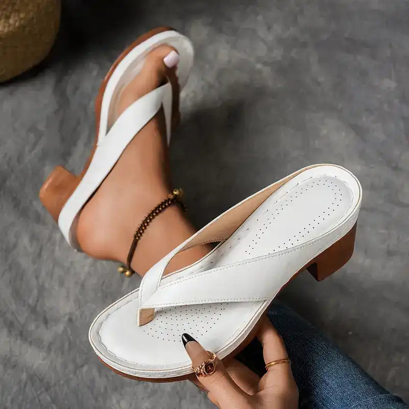 Sophia - Sandales orthopédiques confortables et élégantes à talons hauts