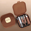 Ensemble de manucure portable de 7 pièces avec coupe-ongles
