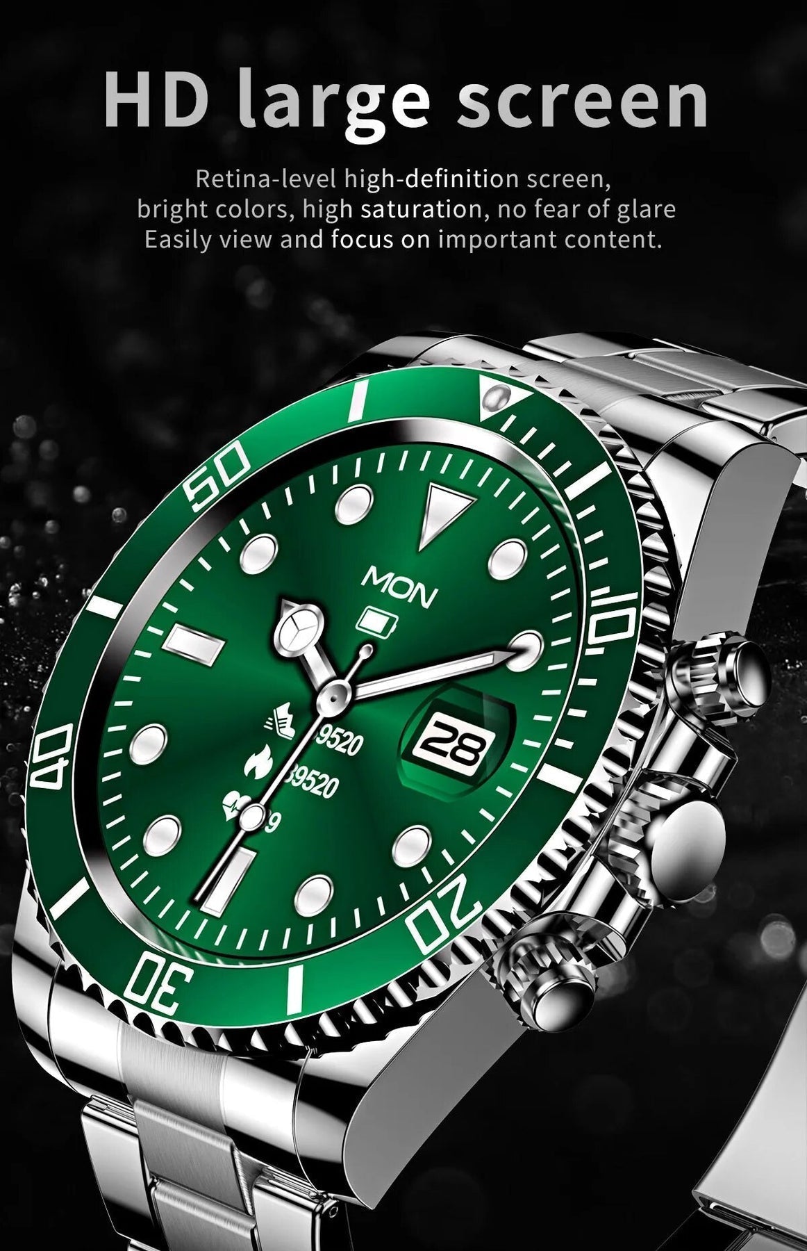 TimeMaster Montre Intelligente - Acier Élégant | Technologie Avancée