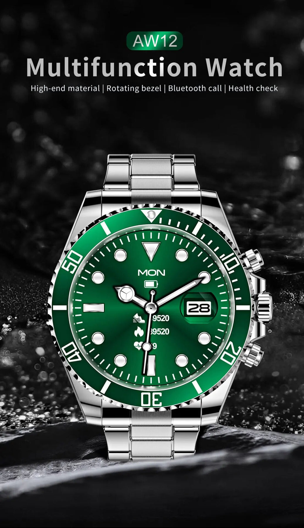 TimeMaster Montre Intelligente - Acier Élégant | Technologie Avancée