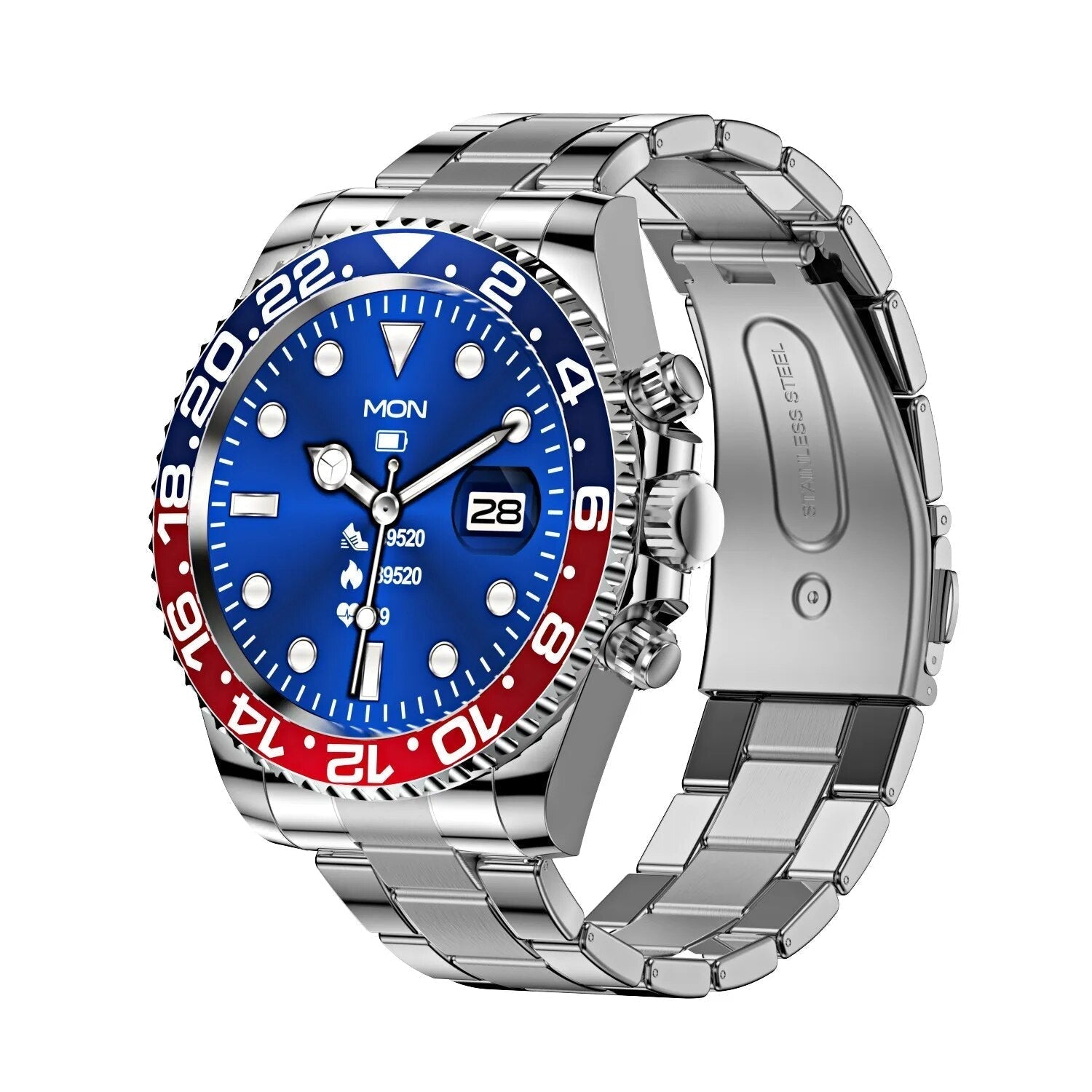 TimeMaster Montre Intelligente - Acier Élégant | Technologie Avancée