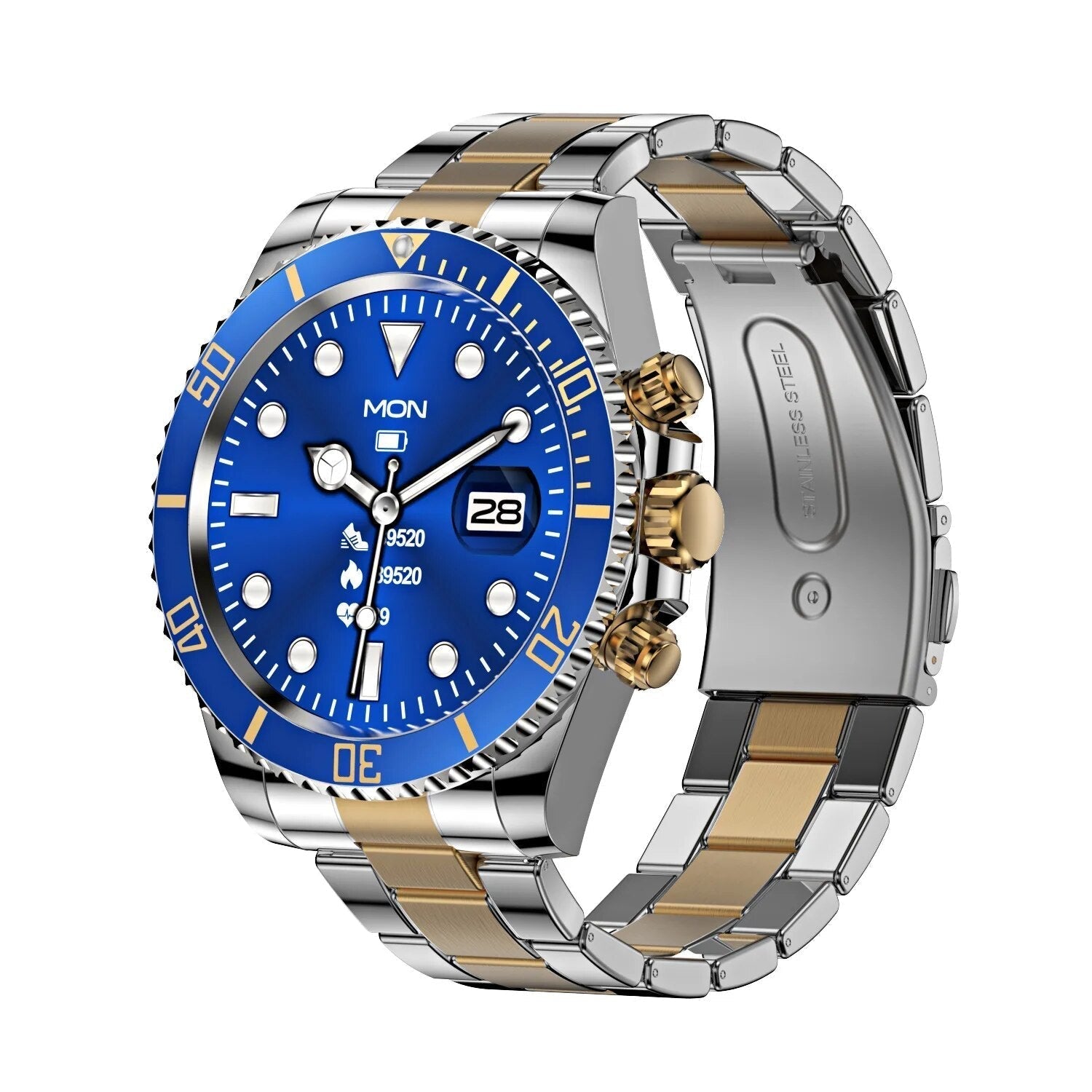TimeMaster Montre Intelligente - Acier Élégant | Technologie Avancée