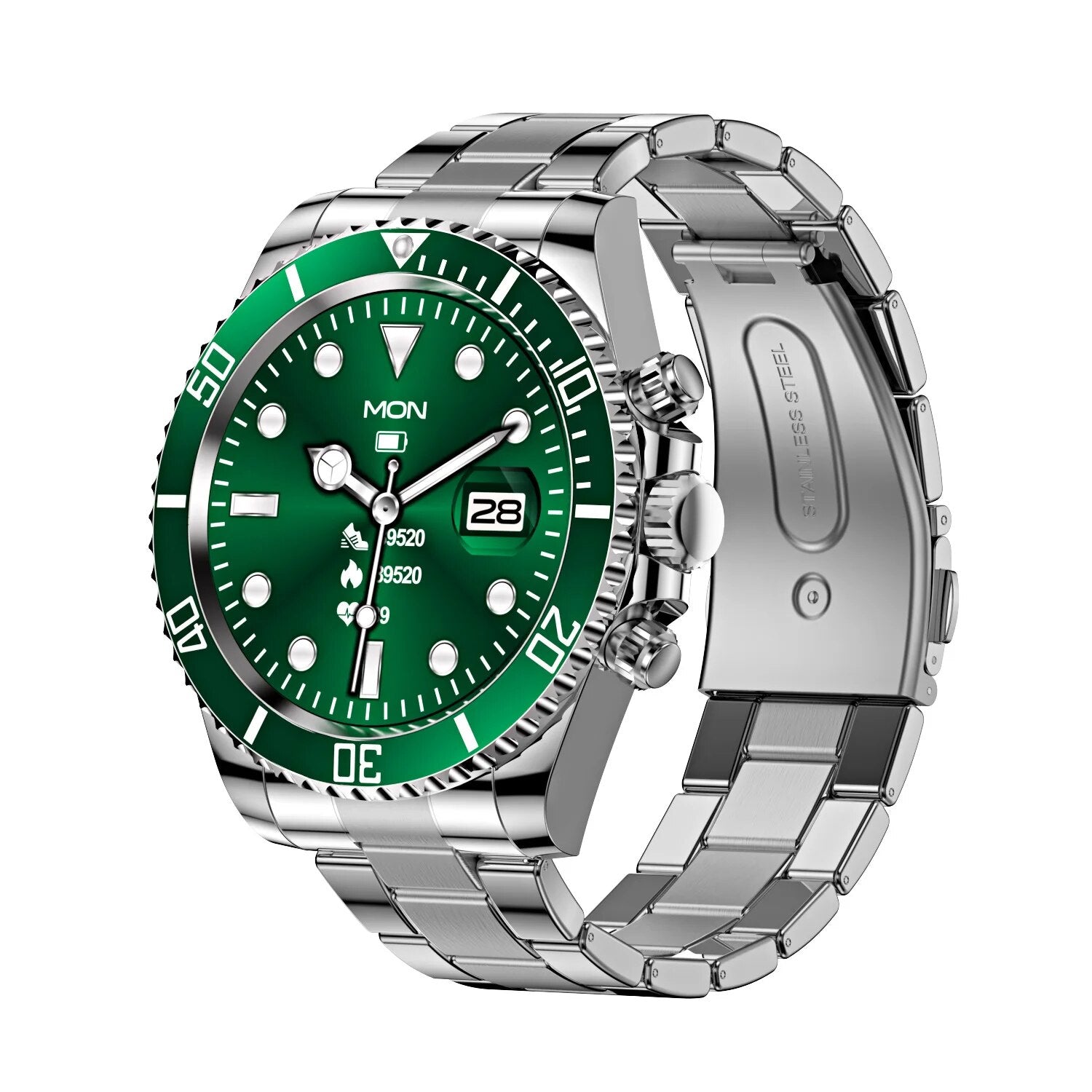 TimeMaster Montre Intelligente - Acier Élégant | Technologie Avancée
