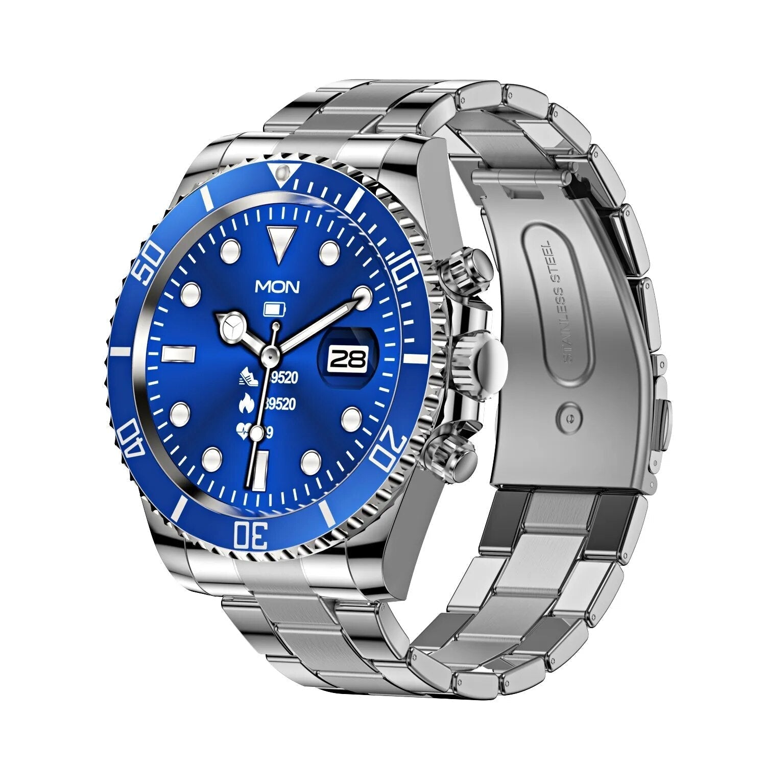 TimeMaster Montre Intelligente - Acier Élégant | Technologie Avancée