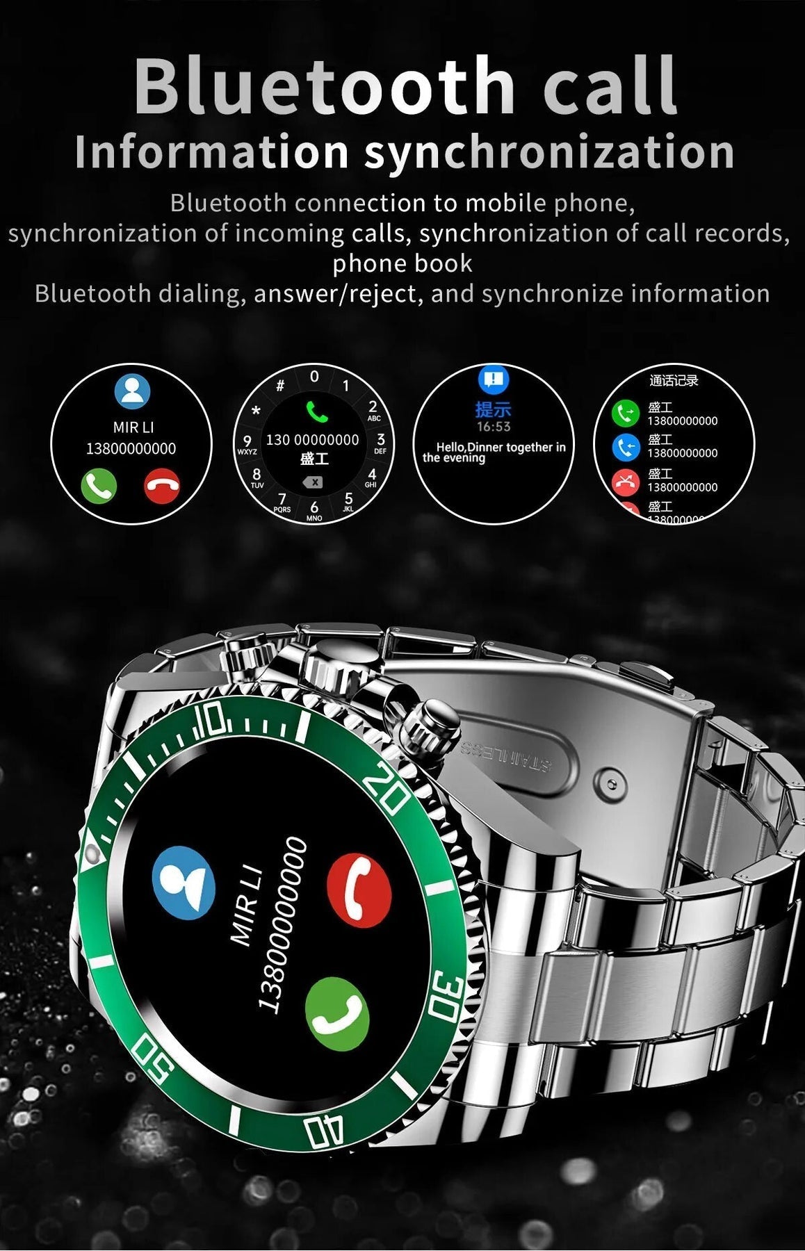 TimeMaster Montre Intelligente - Acier Élégant | Technologie Avancée