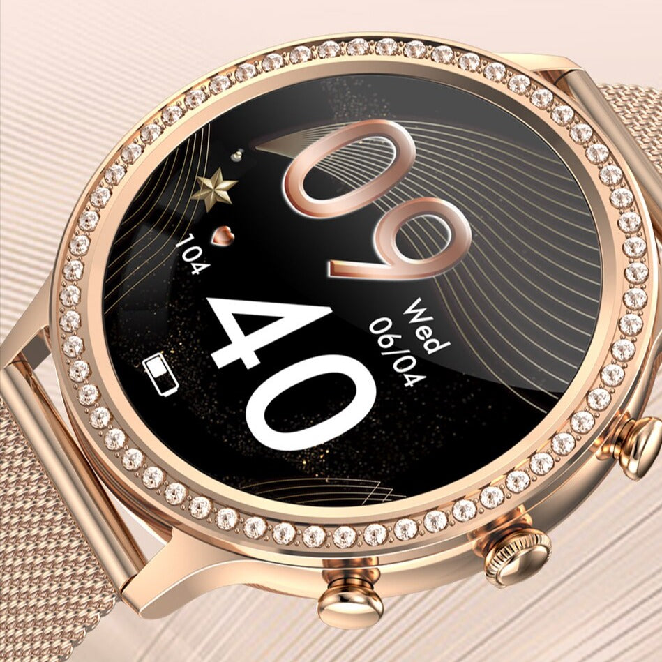 SmartPulse Montre - Luxe Moniteur de Santé - Élégant