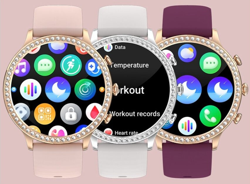 SmartPulse Montre - Luxe Moniteur de Santé - Élégant