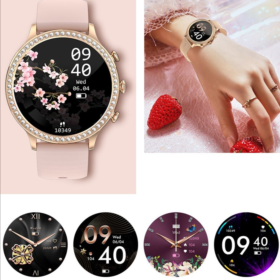 SmartPulse Montre - Luxe Moniteur de Santé - Élégant