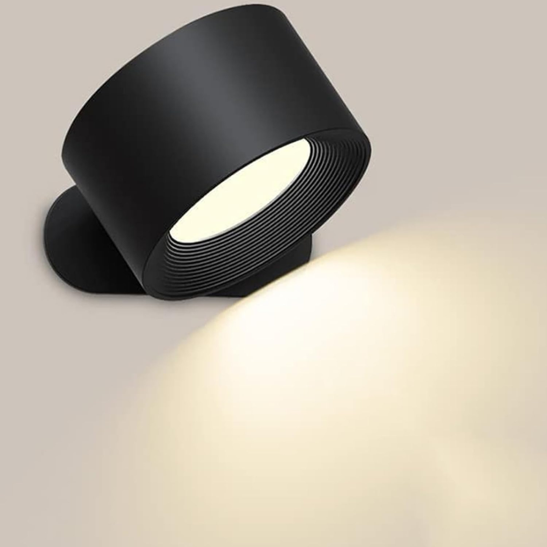 Applique murale LED rechargeable sans fil 360°