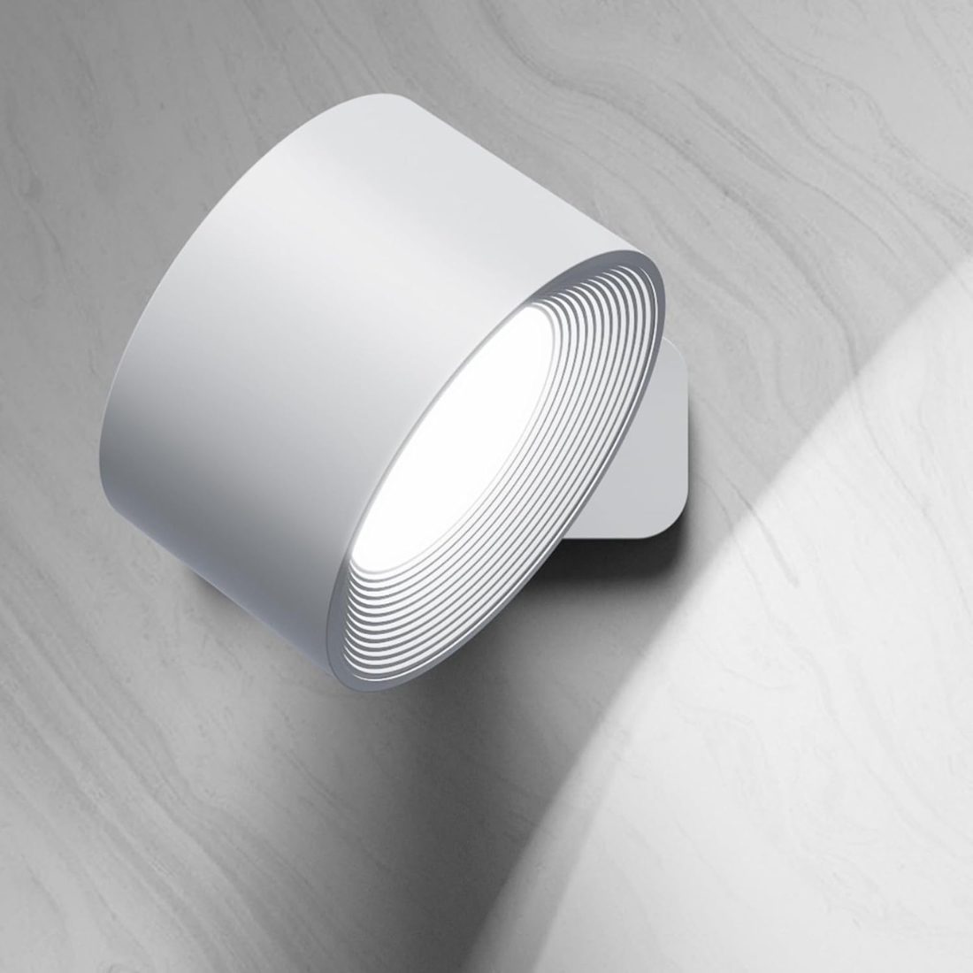 Applique murale LED rechargeable sans fil 360°