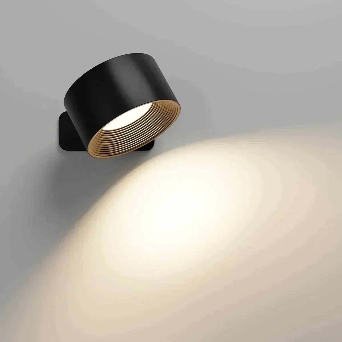 Applique murale LED rechargeable sans fil 360°