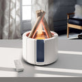 Stijn | Lampe d'ambiance avec effet flamme et diffuseur d'huiles essentielles