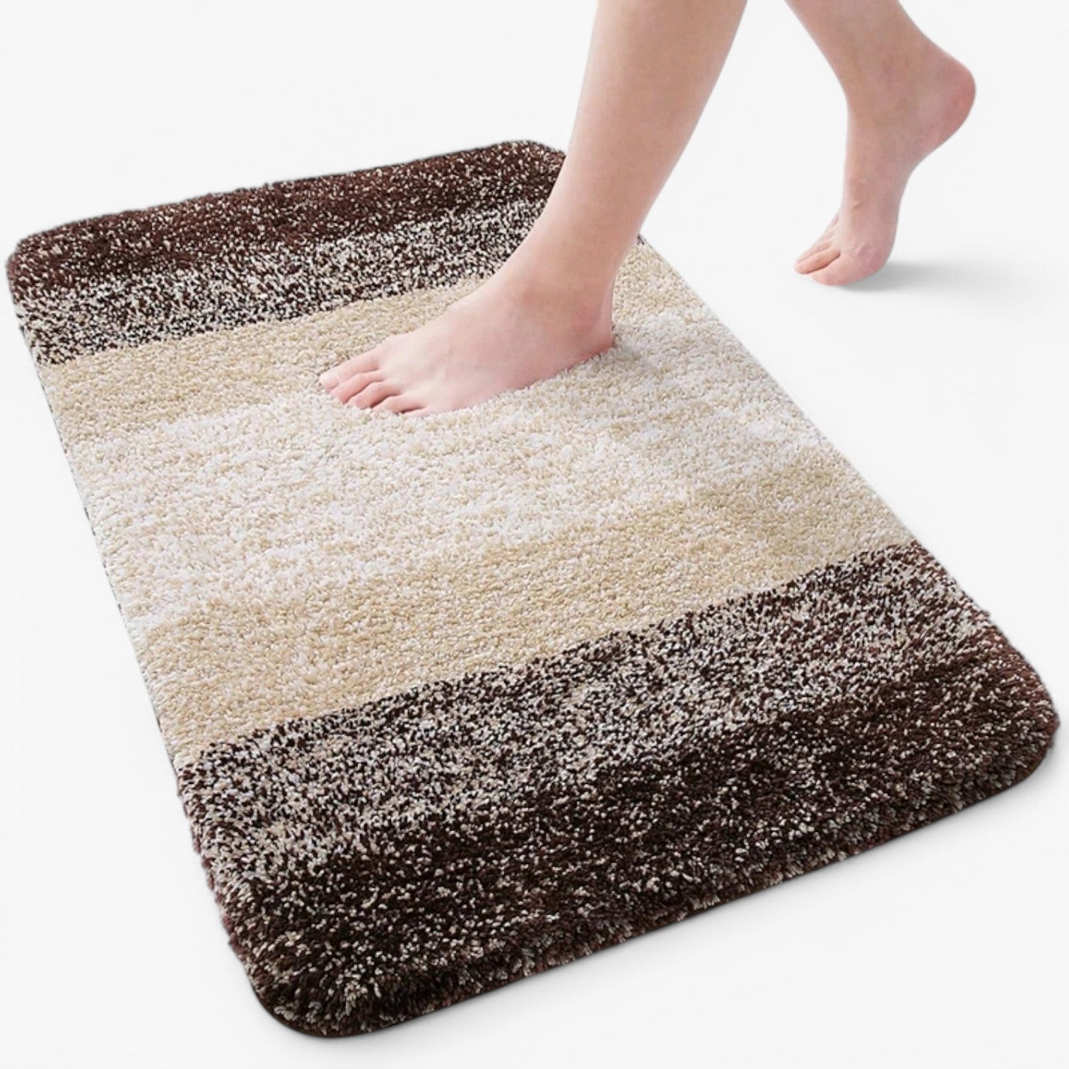 Tapis de bain super absorbant - Antidérapant | Sèche rapidement | Confort