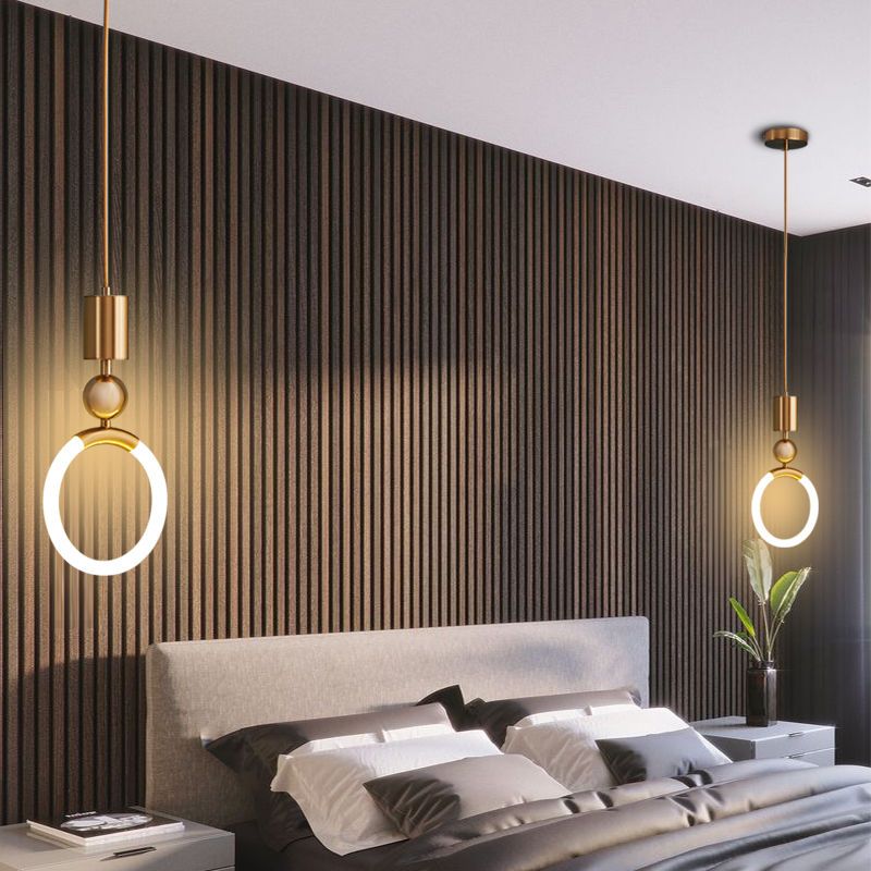 Suspension LED - Design Nordique avec Style Simple - Idéale pour l'Éclairage de la Salle à Manger, de la Cuisine et du Salon