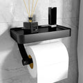 Support de papier toilette en acier inoxydable | Support de papier toilette avec rangement | Porte-rouleau WC | Rollix
