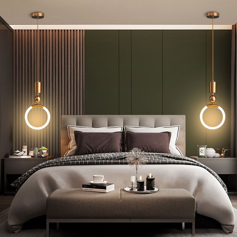Suspension LED - Design Nordique avec Style Simple - Idéale pour l'Éclairage de la Salle à Manger, de la Cuisine et du Salon