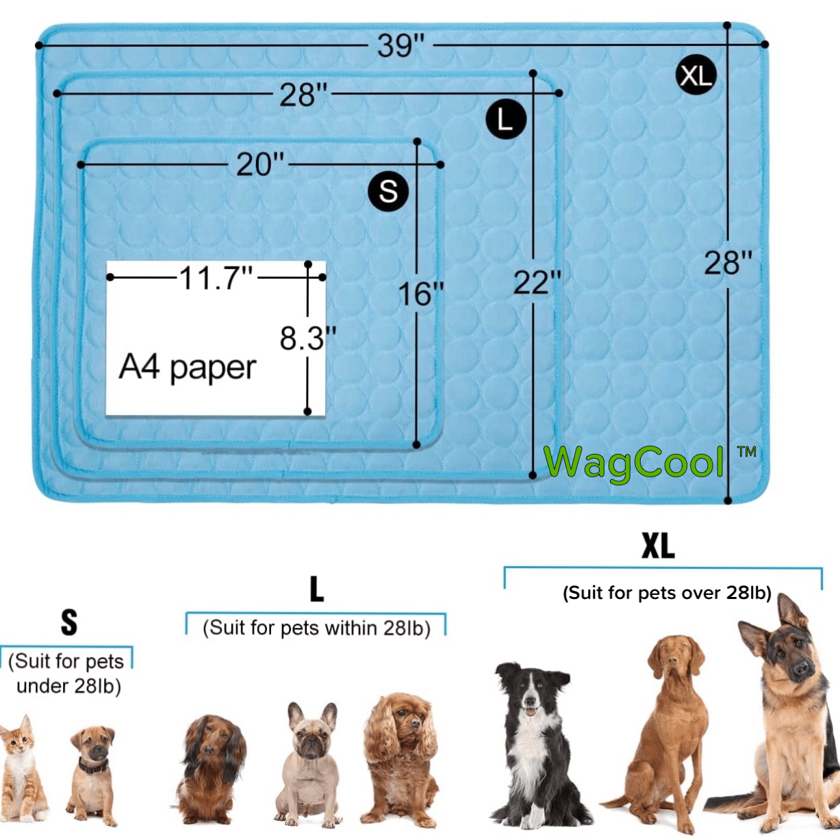Tapis rafraîchissant pour chien - Tapis CoolPet