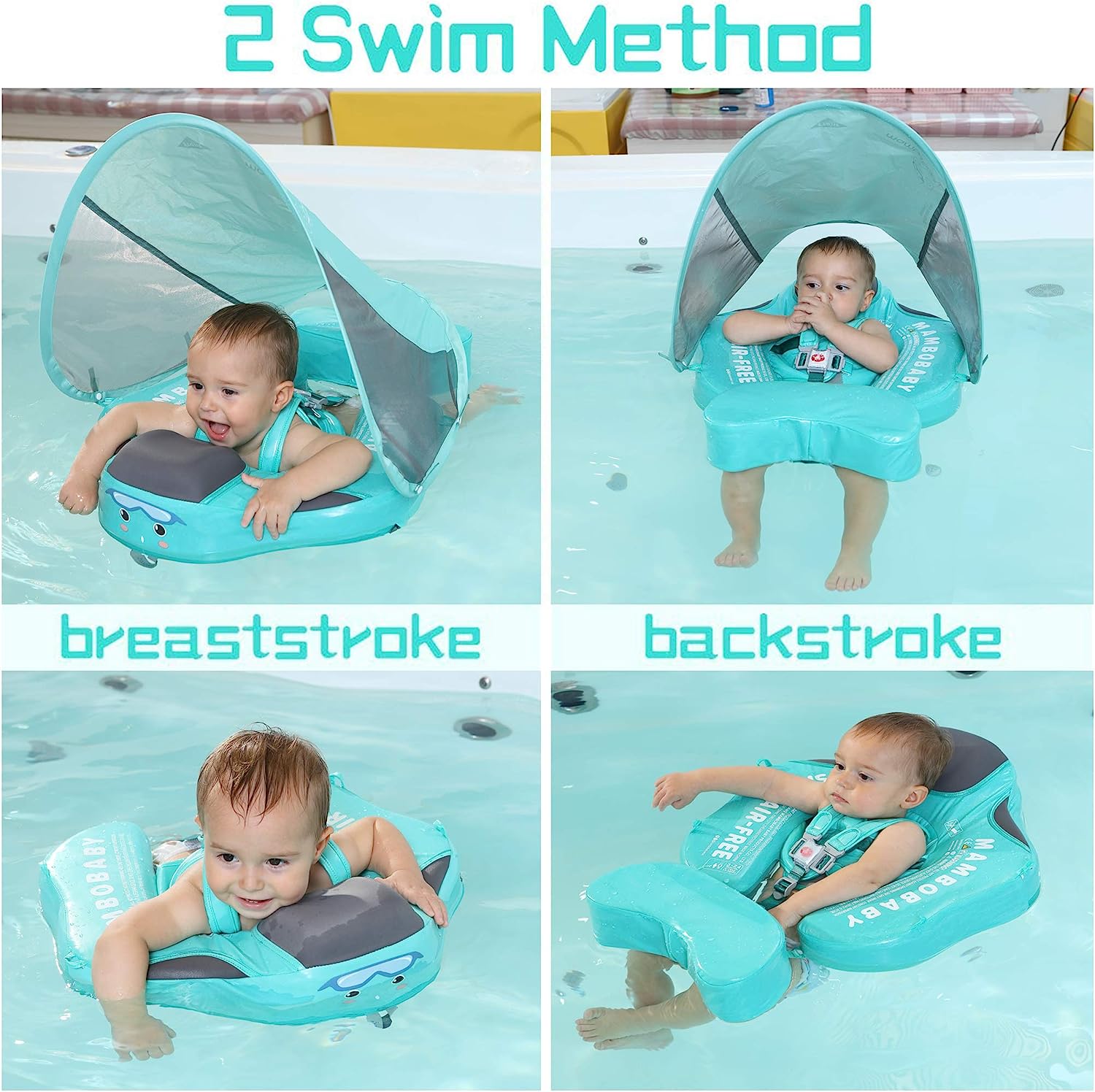 Baby Zwemtrainer 360° - Sûr & Réglable