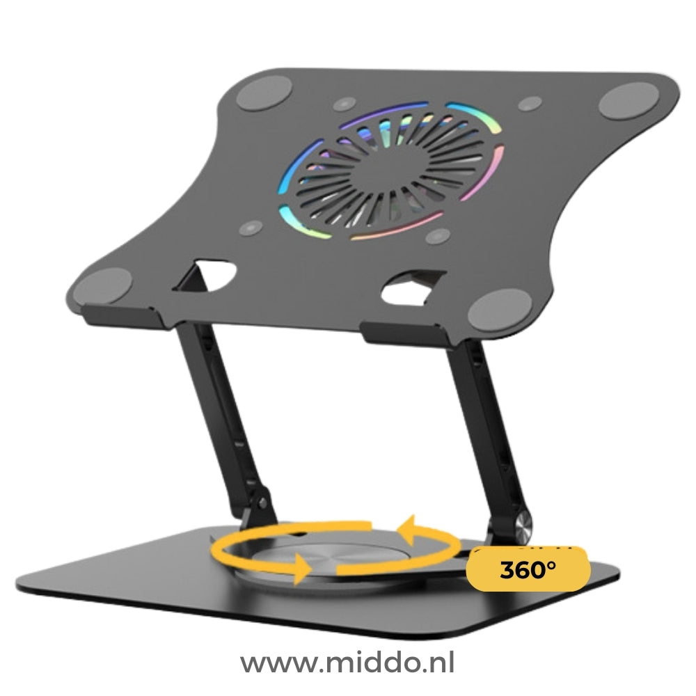 Support Laptop & Tablette de Luxe - Réglable & Ergonomique
