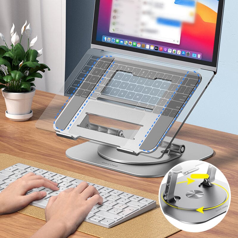 Support Laptop & Tablette de Luxe - Réglable & Ergonomique