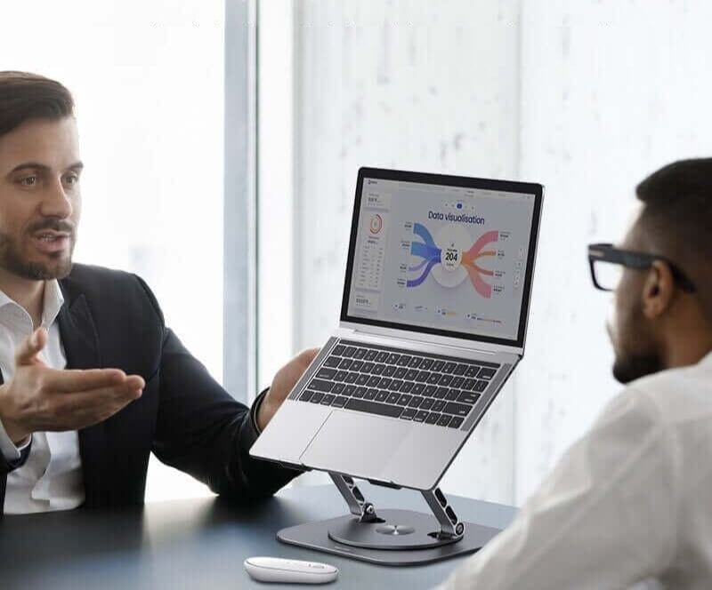 Support Laptop & Tablette de Luxe - Réglable & Ergonomique