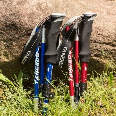TREKSMART Bâton de Randonnée - Réglable et Pliable | Sûr et Léger
