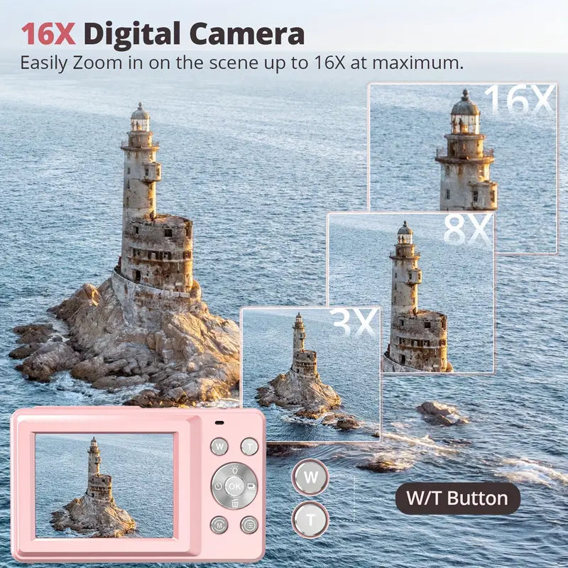 RetroSnap - Appareil Photo Numérique Vintage - Résolution 1080p
