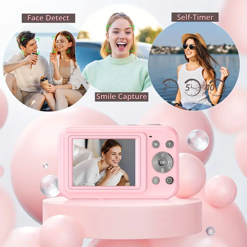 RetroSnap - Appareil Photo Numérique Vintage - Résolution 1080p