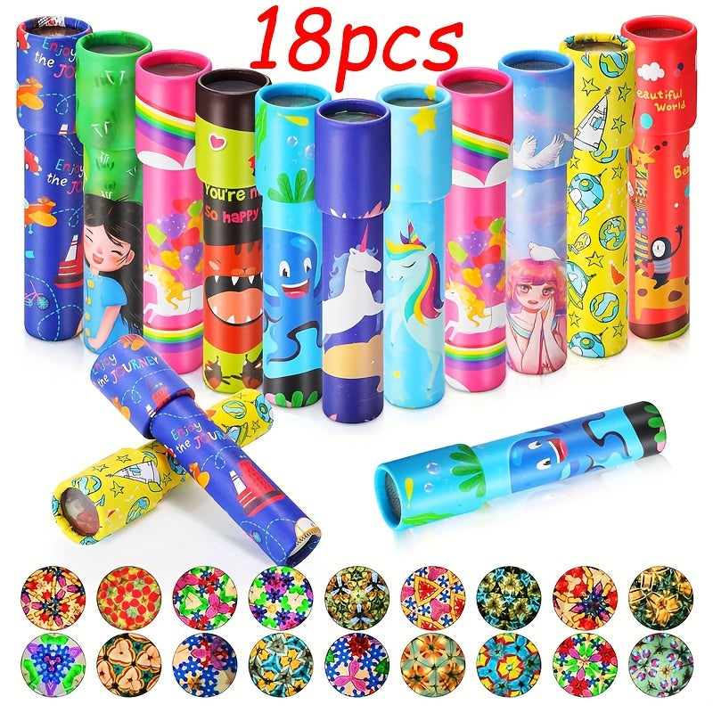 18 Pièces de Jouets Kaleidoscope Vintage