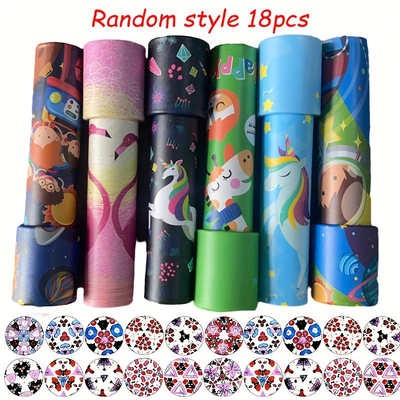 18 Pièces de Jouets Kaleidoscope Vintage
