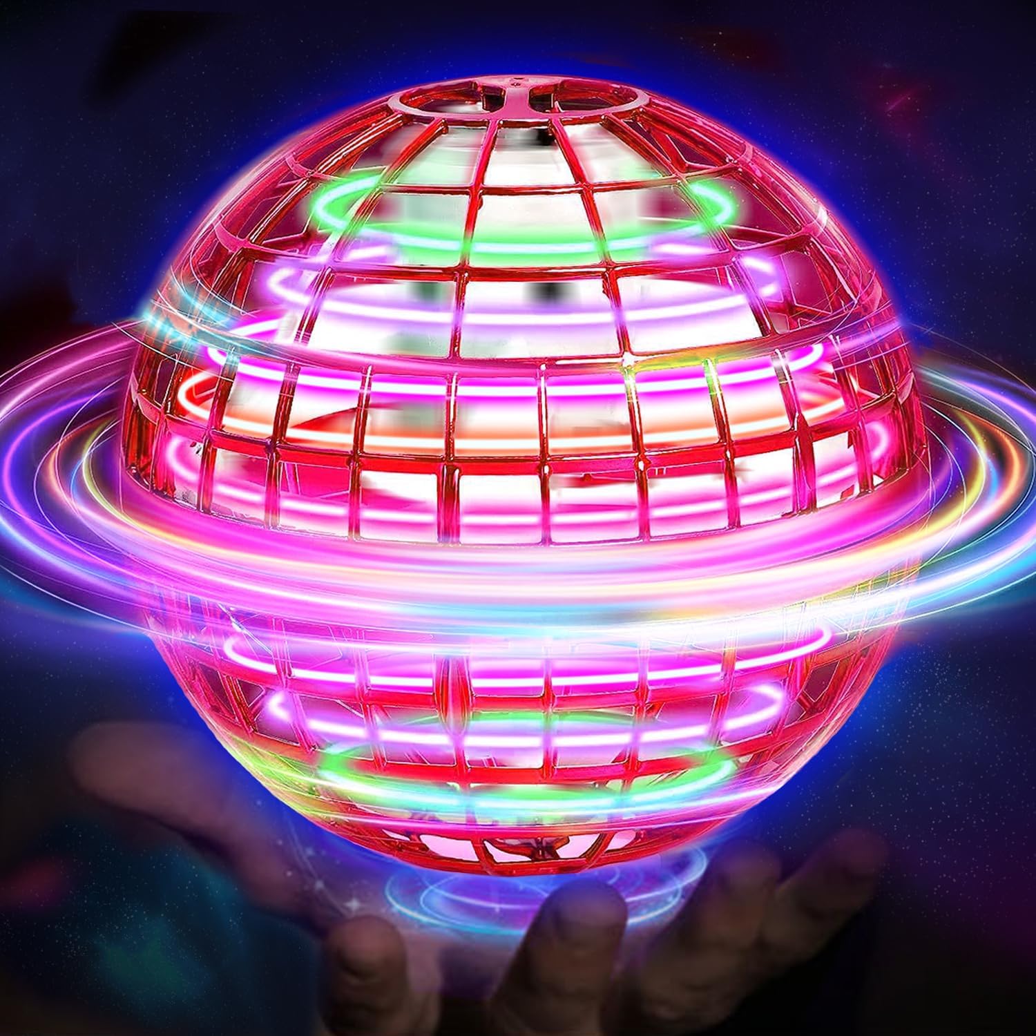 AetherSphere Boomerang Hover-Bolbal Luxueux | Boule flottante magique pour un divertissement fascinant et des jeux créatifs