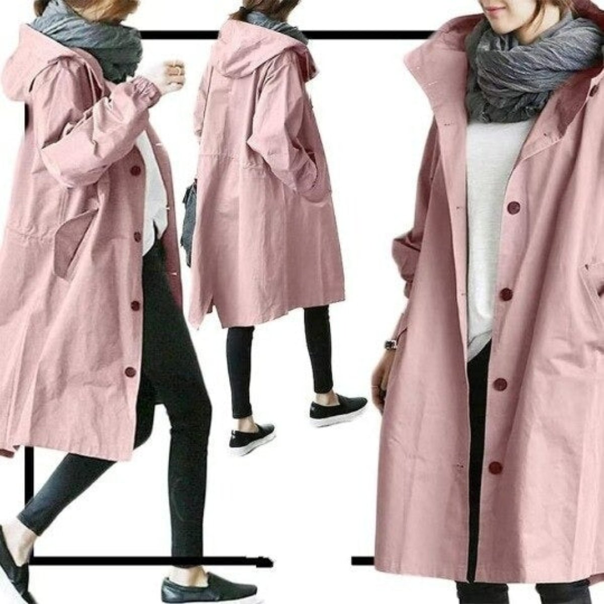 Trench-coat Imperméable - Élégant et Fonctionnel