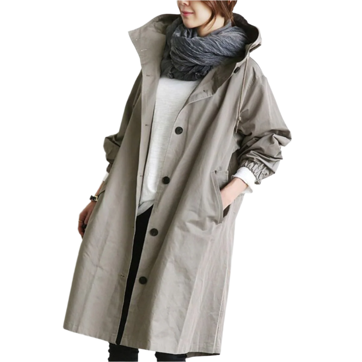 Trench-coat Imperméable - Élégant et Fonctionnel