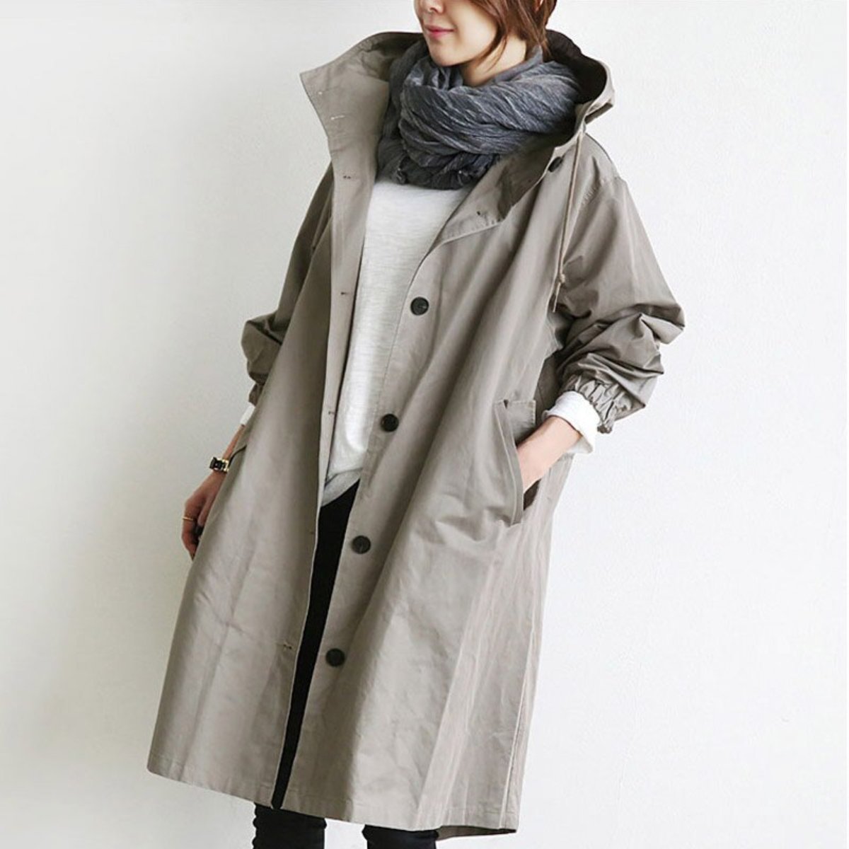 Trench-coat Imperméable - Élégant et Fonctionnel