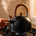 Bouilloire pour Induction & Cuisinière | Bouilloire en Acier Inoxydable au Look Rétro | Kessora