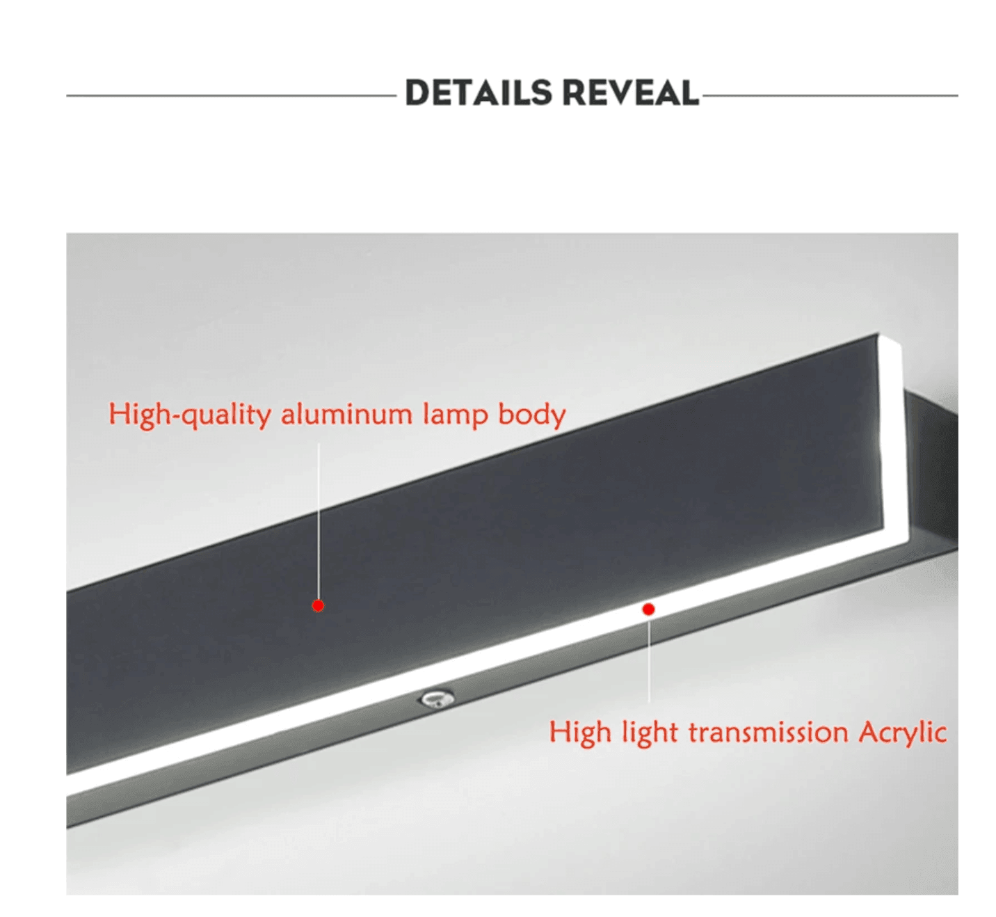 Applique Murale LED Verticale Élégante – Élégance Extérieure Résistante aux Intempéries