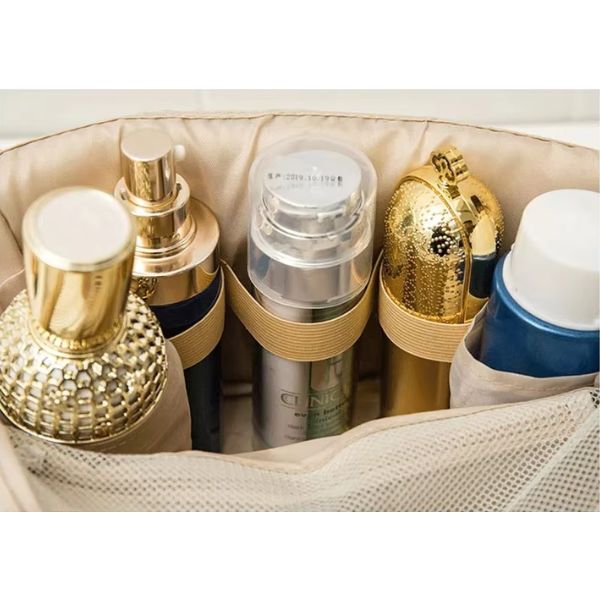 Trousse de Maquillage de Voyage Imperméable – Organisateur de Toilettes Suspendu avec Crochet