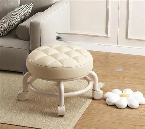 Tabouret Bas Roulant Multi-Fonctionnel – Siège Universel avec Roues pour Changer de Chaussures et Plus