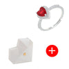 Boîte à Anneau en Diamant Surprise en Forme de Cœur – Présentation Automatique de Bijoux pour Propositions Romantiques