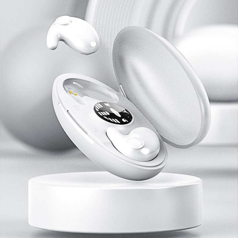 Casque de sommeil invisible | Mini écouteurs Bluetooth 5.3 avec son hi-fi et annulation du bruit