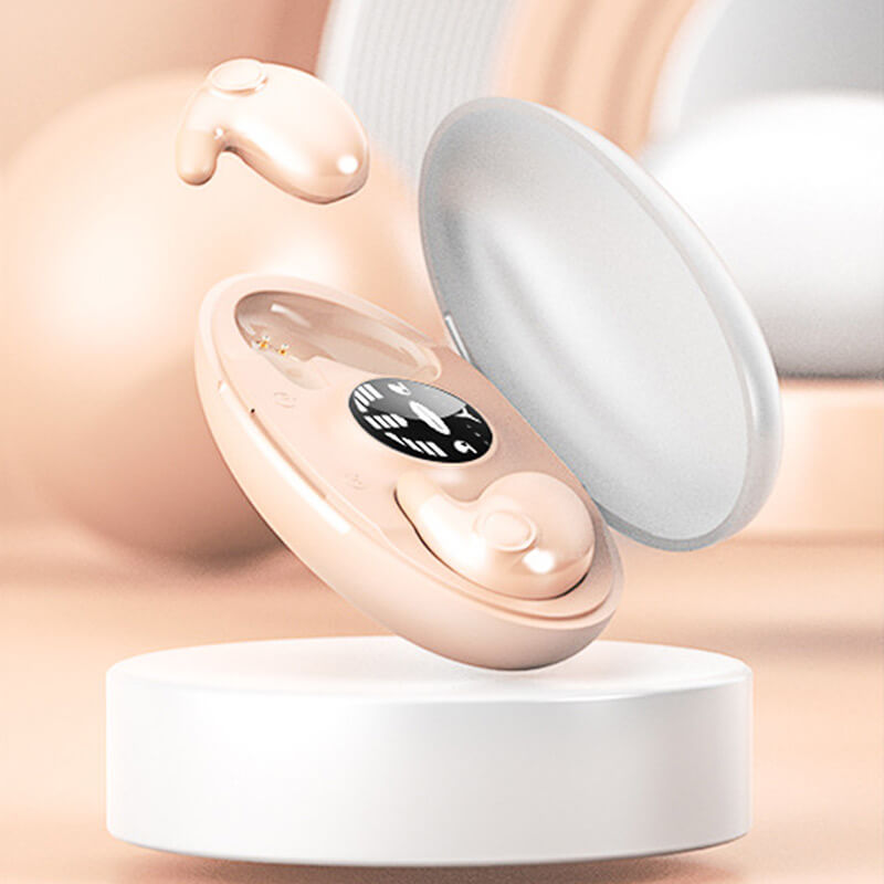 Casque de sommeil invisible | Mini écouteurs Bluetooth 5.3 avec son hi-fi et annulation du bruit