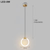 Suspension LED - Design Nordique avec Style Simple - Idéale pour l'Éclairage de la Salle à Manger, de la Cuisine et du Salon