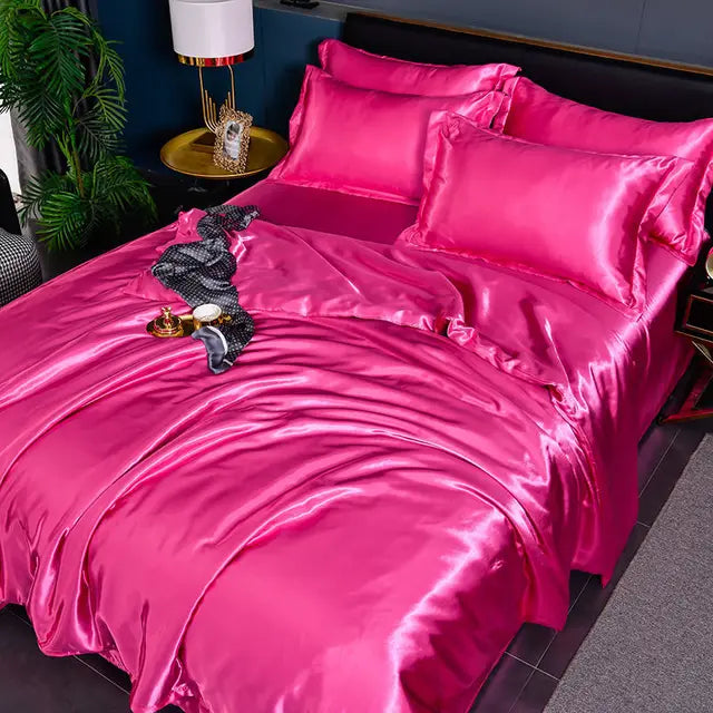 SilkSerenity Housse de Couette Satin - Luxe et Confort