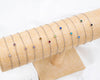 Bracelet de naissance en pierres précieuses rondes