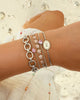 Bracelet en pierre de naissance en forme de cœur