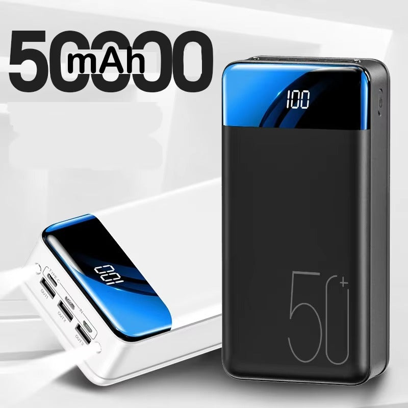 Batterie Externe 50.000mAh - Charge Rapide pour Téléphones & Tablettes